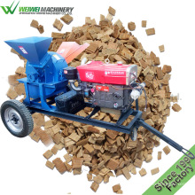 Weiwei wood crusher low noise wood crushing machines pulling type